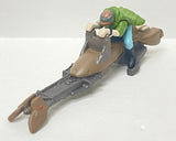 Micro Machines Star Wars Leia Endor Speeder Bike (74-Z) Galoob | MFG 1996 | No Stand