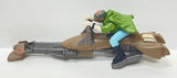 Micro Machines Star Wars Leia Endor Speeder Bike (74-Z) Galoob | MFG 1996 | No Stand