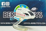 Micro Machines Star Trek TNG Berman (NCC-1701-D) Type 6 Shuttlecraft W/ Stand Galoob | MFG 1994