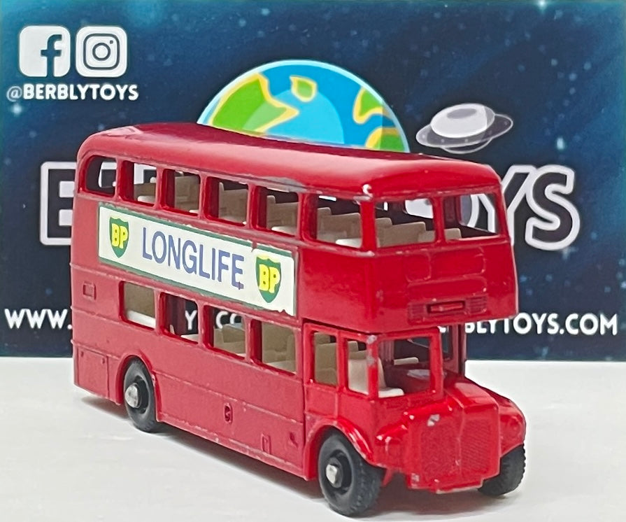 Lesney Matchbox 1965 Regular Wheels #5 Routemaster Bus | 'BP