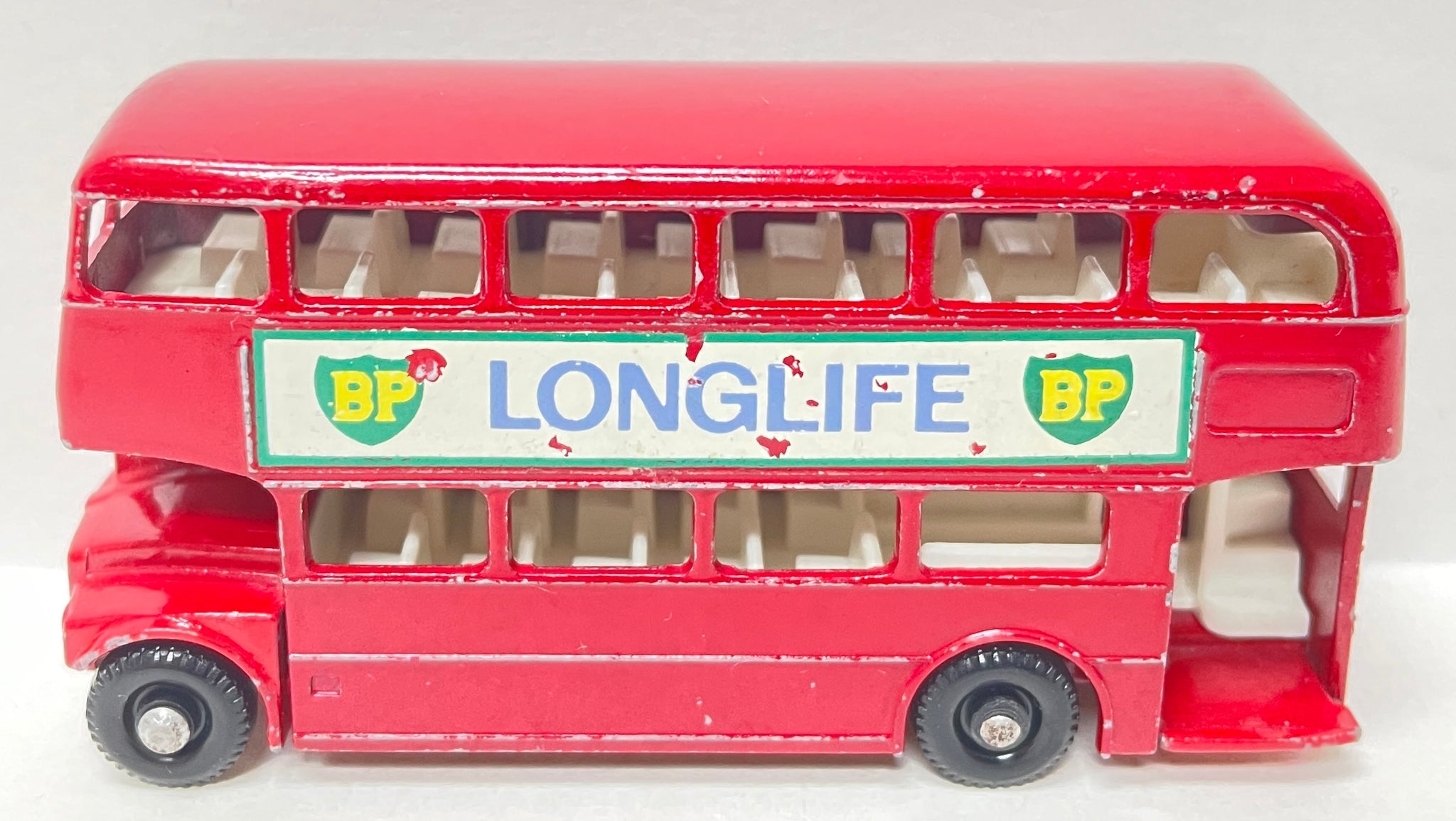 Adesivi Lesney Matchbox BP LONGLIFE Per Modellino N.5D London Bus &ndash; Ricambio