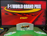 F-1 World Grand Prix Nintendo 64 N64 Original Game with Manual | 1998 Tested & Cleaned | Authentic