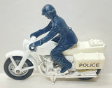 Lesney Matchbox 1977 Superfast #33 Police Motorcycle | Blue Police Officer