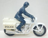 Lesney Matchbox 1977 Superfast #33 Police Motorcycle | Blue Police Officer