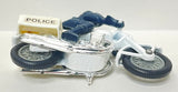 Lesney Matchbox 1977 Superfast #33 Police Motorcycle | Blue Police Officer