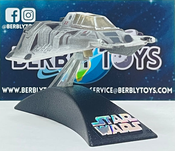 Star Wars Titanium Series Luke Skywalker's Snowspeeder With Stand | Hasbro | MFG C. 2007