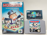 Monopoly Nintendo 64 N64 Original Game with Manual | 1999 Tested & Cleaned | Authentic