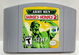 Army Men Sarge's Heroes 2 Nintendo 64 N64 Original Game w/ Manual | 2000 Tested & Cleaned