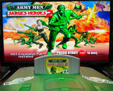 Army Men Sarge's Heroes 2 Nintendo 64 N64 Original Game w/ Manual | 2000 Tested & Cleaned