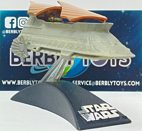 Star Wars Titanium Series Jabba's Khetanna Sail Barge With Stand | Hasbro | MFG 2007