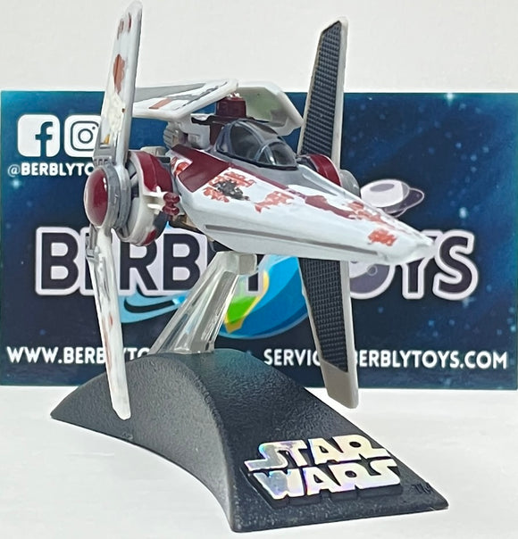 Star Wars Titanium Series Nimbus-Class V-Wing Starfighter With Stand | Hasbro | MFG 2007