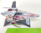 Star Wars Titanium Series Nimbus-Class V-Wing Starfighter With Stand | Hasbro | MFG 2007