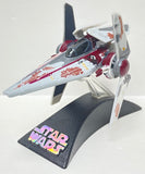 Star Wars Titanium Series Nimbus-Class V-Wing Starfighter With Stand | Hasbro | MFG 2007