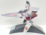 Star Wars Titanium Series Nimbus-Class V-Wing Starfighter With Stand | Hasbro | MFG 2007