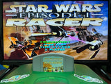 Star Wars Episode I Racer Nintendo 64 N64 Original Game with Manual | 1999 Tested & Cleaned | Authentic