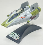 Star Wars Titanium Series A-Wing Starfighter (Green) With Stand | Hasbro | MFG 2005