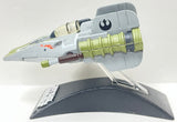 Star Wars Titanium Series A-Wing Starfighter (Green) With Stand | Hasbro | MFG 2005