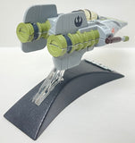 Star Wars Titanium Series A-Wing Starfighter (Green) With Stand | Hasbro | MFG 2005