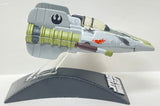 Star Wars Titanium Series A-Wing Starfighter (Green) With Stand | Hasbro | MFG 2005