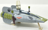 Star Wars Titanium Series A-Wing Starfighter (Green) With Stand | Hasbro | MFG 2005