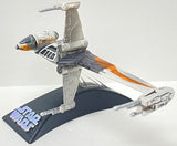 Star Wars Titanium Series B-Wing (Orange) With Stand | Hasbro | MFG 2006