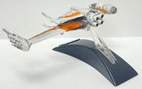 Star Wars Titanium Series B-Wing (Orange) With Stand | Hasbro | MFG 2006