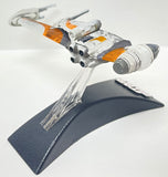 Star Wars Titanium Series B-Wing (Orange) With Stand | Hasbro | MFG 2006