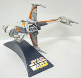 Star Wars Titanium Series B-Wing (Orange) With Stand | Hasbro | MFG 2006