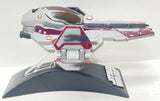 Star Wars Titanium Series Obi-Wan's Jedi Starfighter (Red) With Stand | Hasbro | MFG 2006