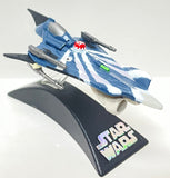 Star Wars Titanium Series Anakin Skywalker's Azure Angel Starfighter With Stand | Hasbro | MFG C. 2006