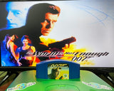 007 The World Is Not Enough James Bond Nintendo 64 N64 2000 Tested & Cleaned | Blue Cartridge