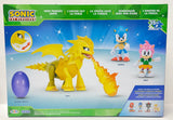 Sonic The Hedgehog 2.5" Amy & Super Trip New Friends Unite Jakks Pacific Diorama | Sonic Superstars - 35th Anniversary