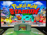 Pokemon Stadium Nintendo 64 N64 Original Game | 2000 Tested & Cleaned | Authentic (Yellowed Cartridge Spine)