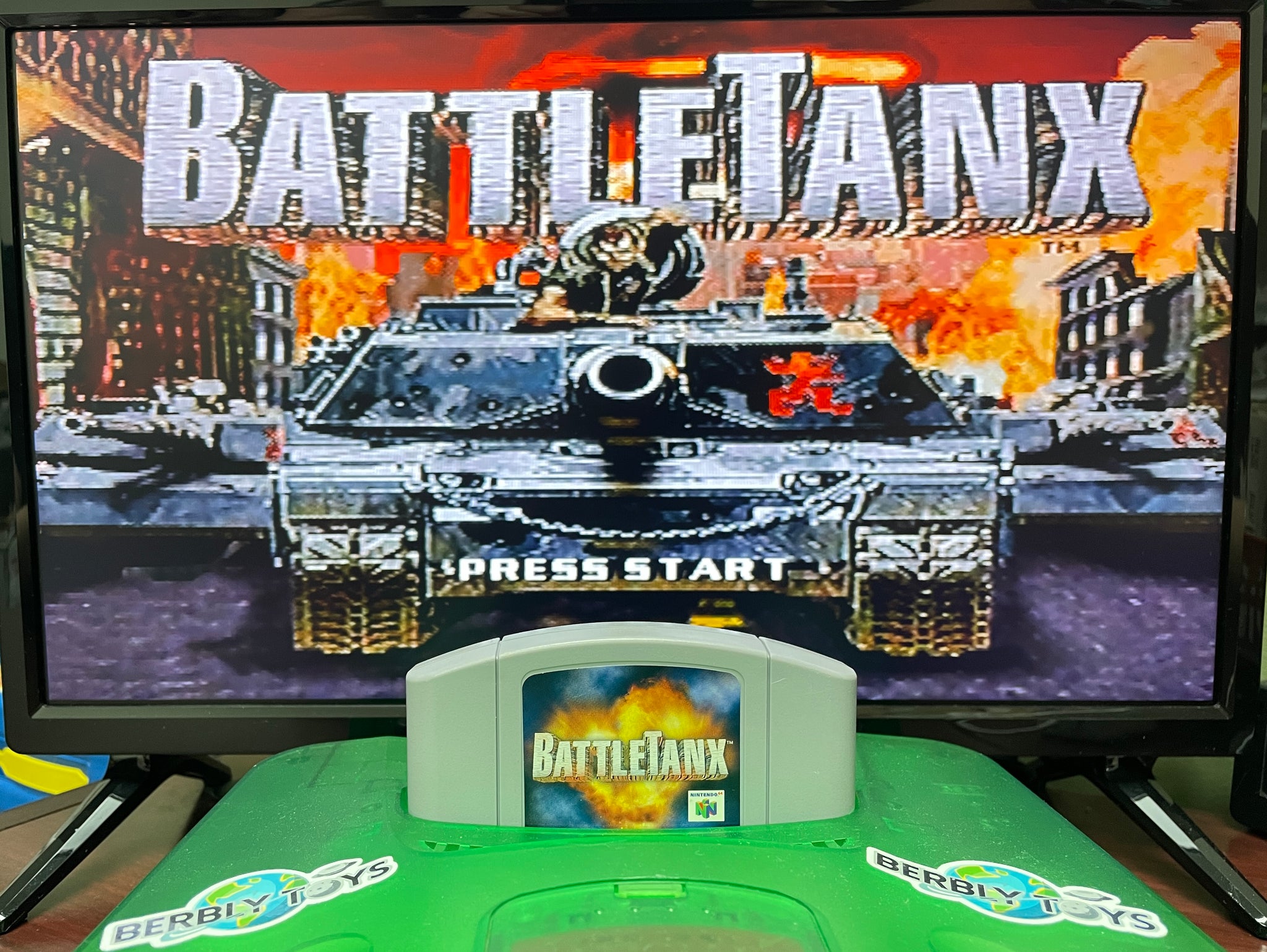 BattleTanx Nintendo 64 N64 Original Game | 1998 Tested & Cleaned