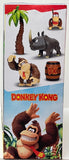 Donkey Kong 2.5" Jungle Adventure Diorama Set Jakks Pacific | Rambi & Diddy Kong