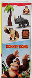 Donkey Kong 2.5" Jungle Adventure Diorama Set Jakks Pacific | Rambi & Diddy Kong