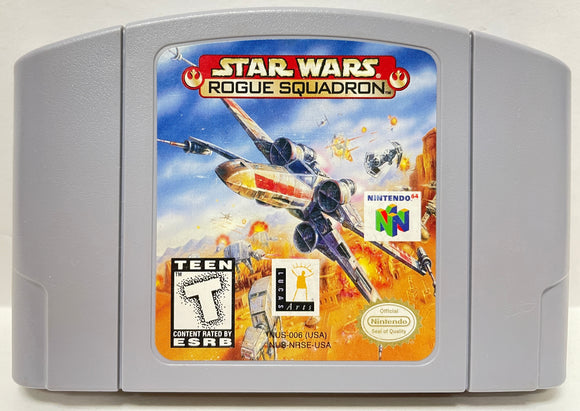 Star Wars Rogue Squadron Nintendo 64 N64 Original Game | 1998 Tested & Cleaned | Authentic