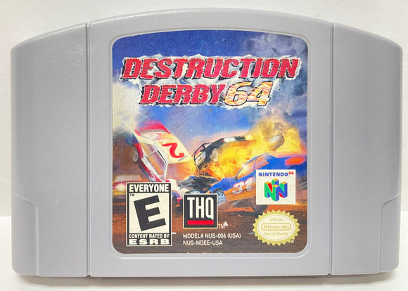 Destruction Derby 64 Nintendo 64 N64 Original Game | 1999 Tested & Cleaned | Authentic