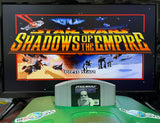 Star Wars: Shadows of the Empire Nintendo 64 N64 Original Game with Manual | 1996 Tested & Cleaned | Authentic