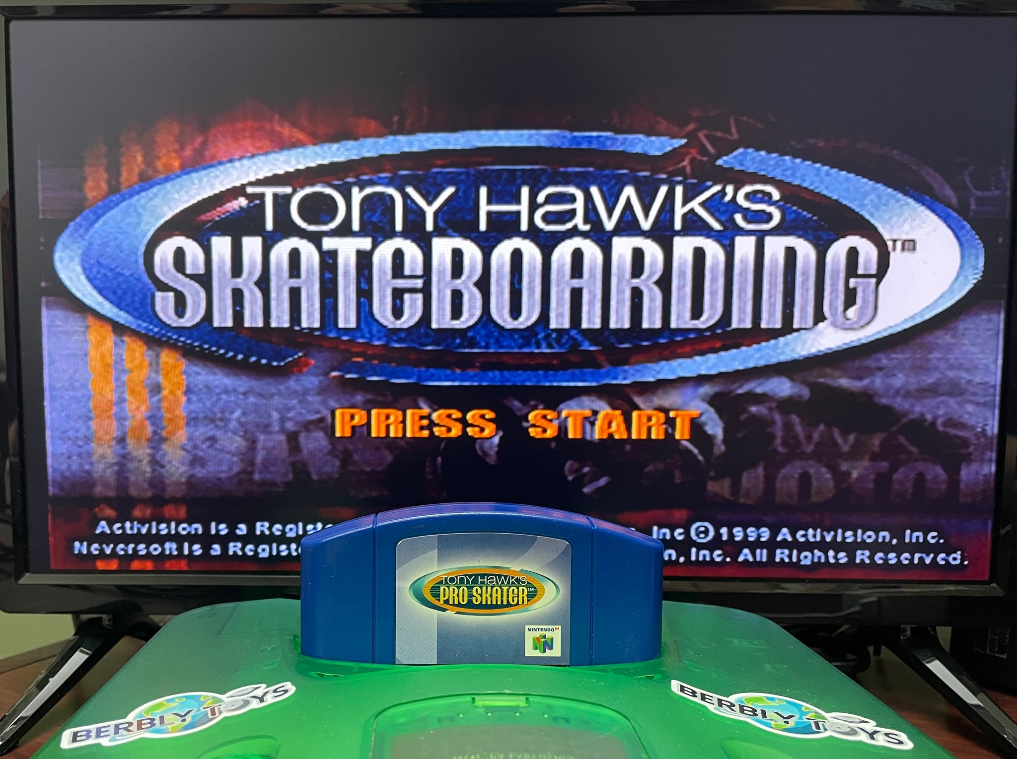 Tony Hawk's Pro Skater Nintendo 64 N64 Original Game | 2000