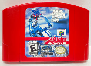 Jeremy McGrath Supercross 2000 Nintendo 64 N64 Original Game | Tested & Cleaned | Authentic