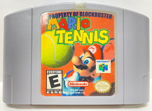 Mario Tennis Nintendo 64 N64 Original Game | 2000 Tested & Cleaned | Blockbuster