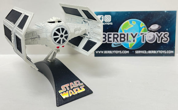 Star Wars Titanium Series Darth Vader's Tie Advanced X1 Starfighter With Stand | Hasbro | MFG 2007