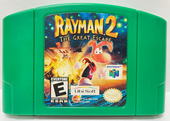 Rayman 2 The Great Escape Nintendo 64 N64 Original Game | 1999 Tested & Cleaned | Authentic