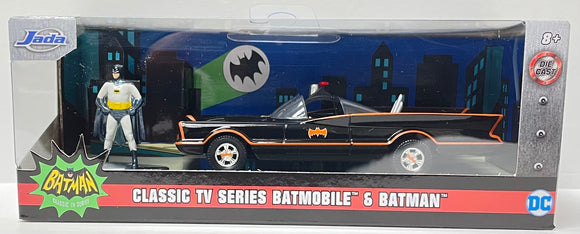 Batman Classic 1966 TV Series Batmobile & Batman 1/32 Die-cast Jada Toys 2020 | Model 31703