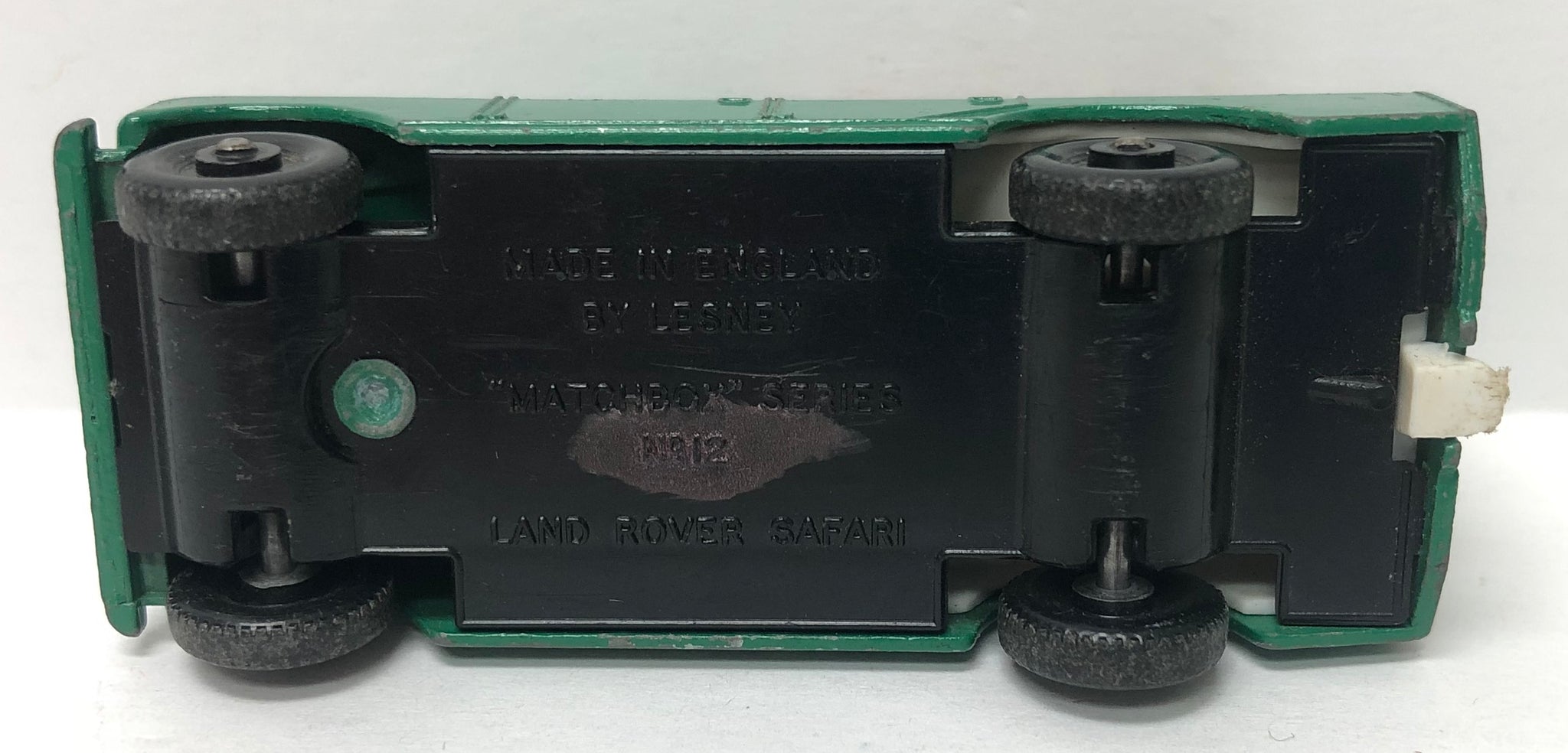 Matchbox Lesney N°12 Land Rover Safari Cyan - Fabriqué En Angleterre - Occasion
