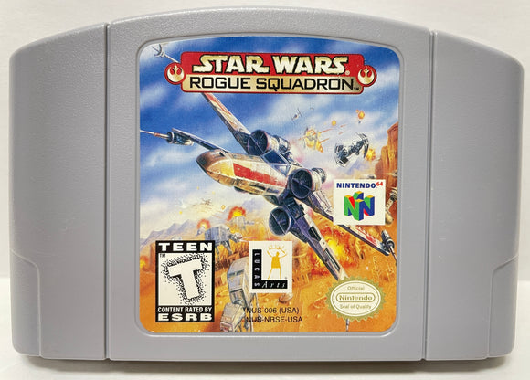 Star Wars Rogue Squadron Nintendo 64 N64 Original Game | 1998 Tested & Cleaned | Authentic