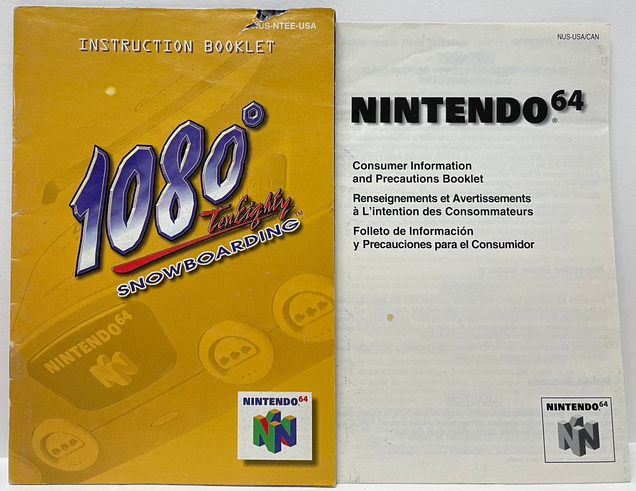 1080 TenEighty Snowboarding Nintendo 64 N64 Original Game with