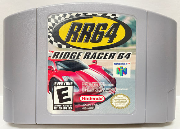 Ridge Racer 64 RR64 Nintendo 64 N64 Original Game | 2000 Tested & Cleaned | Authentic