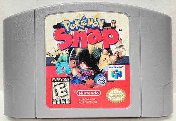 Pokemon Snap Nintendo 64 N64 Original Game 1999 Tested Cleaned